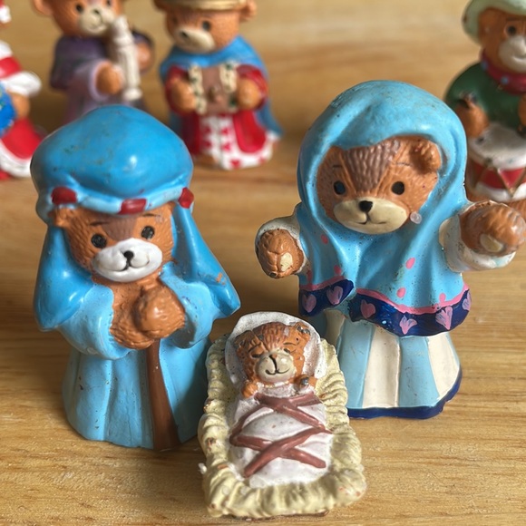 Lucy Rigg 1990 Nativity Set 💚 - Picture 3 of 6